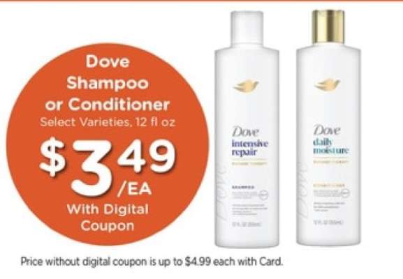 Dove Shampoo or Conditioner