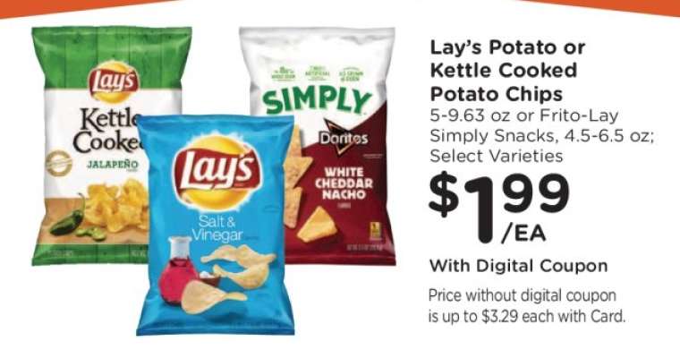 Lay's Potato or Kettle Cooked Potato Chips