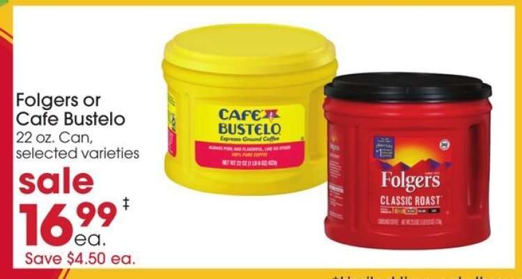 Folgers or Café Bustelo