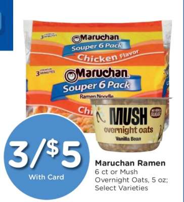 Maruchan Ramen or Mush Overnight Oats