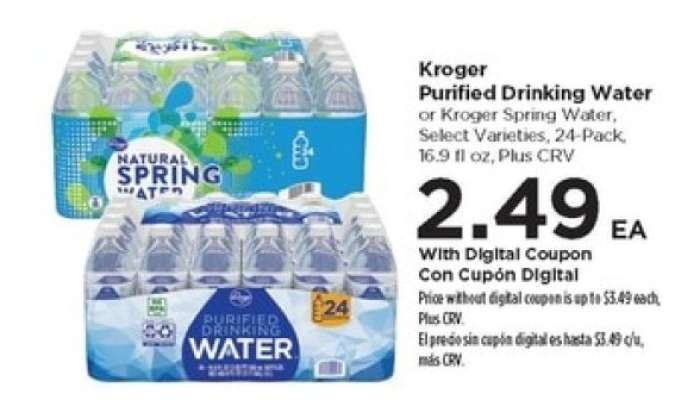 Kroger Purified Drinking Water