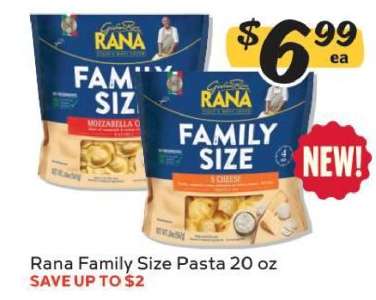 Rana Family Size Pasta 20 oz