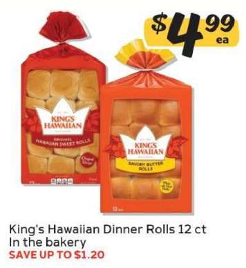 King's Hawaiian Dinner Rolls