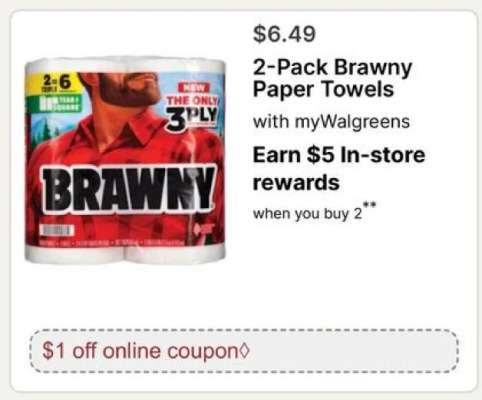 2-Pack Brawny Paper Towels