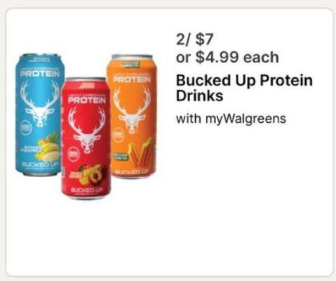 Bucked Up Protein Drinks