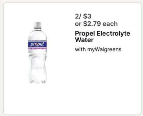 Propel Electrolyte Water*