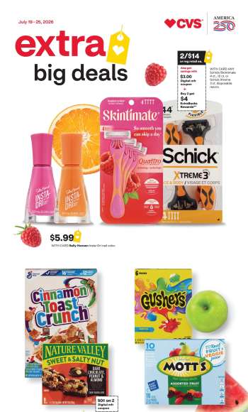 CVS Pharmacy Flyer - 07/19/2026 - 07/25/2026.
