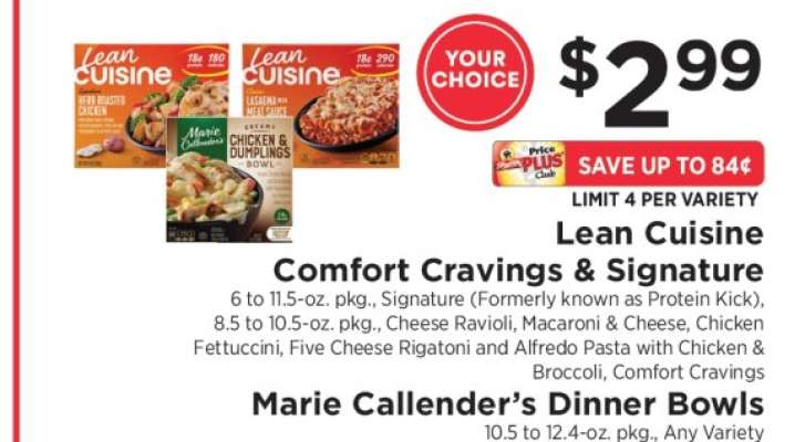Lean Cuisine Comfort Cravings & Signature