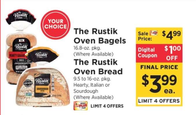 The Rustik Oven Bagels or Bread