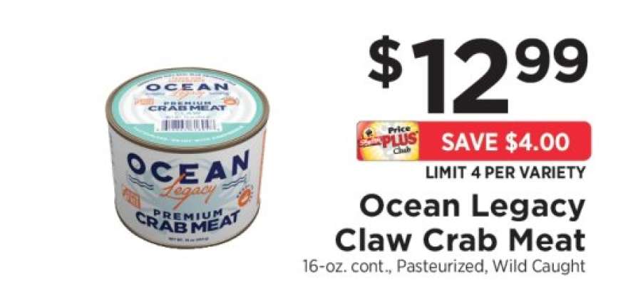 Ocean Legacy Claw Crab Meat