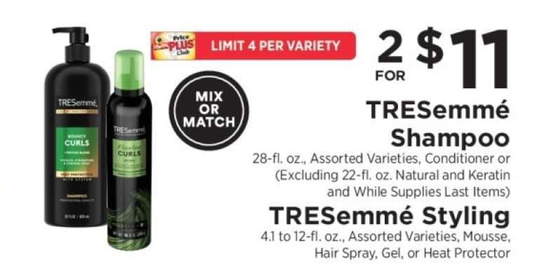 TRESemmé Shampoo or Styling