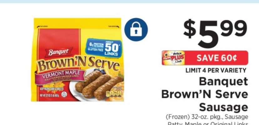 Banquet Brown'N Serve Sausage