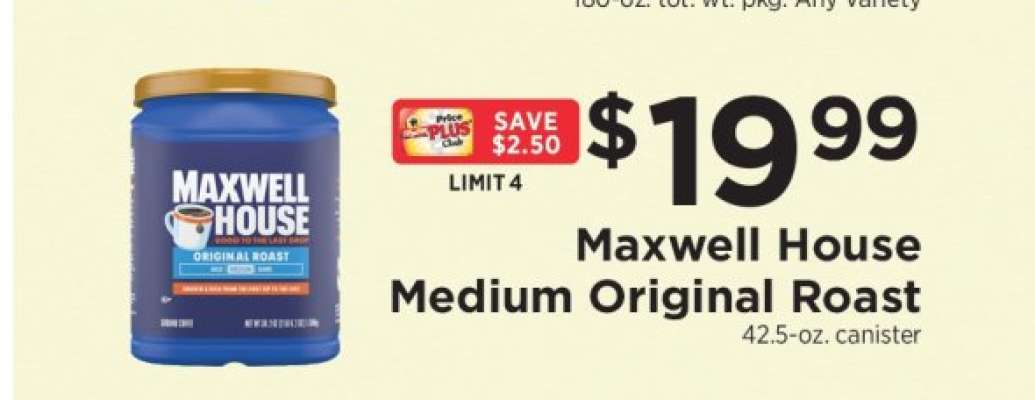 Maxwell House Medium Original Roast