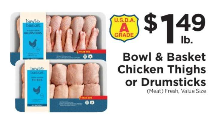 Bowl & Basket Chicken Thighs or Drumsticks