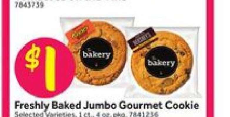 Freshly Baked Jumbo Gourmet Cookie