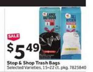 Stop & Shop Trash Bags