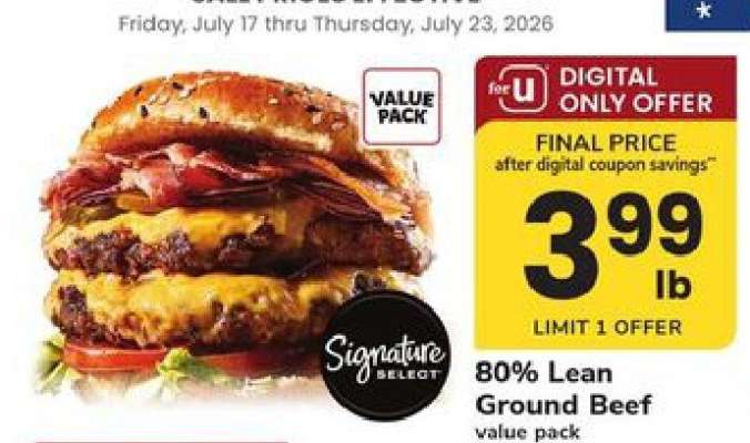 Signature SELECT 80% Lean Ground Beef