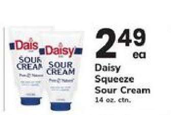 Daisy Squeeze Sour Cream