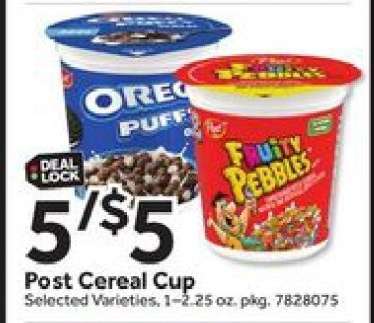 Post Cereal Cup