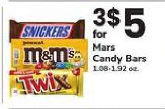 Mars Candy Bars