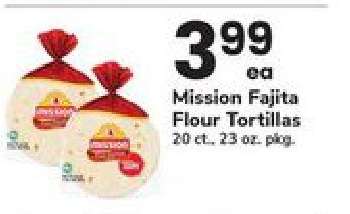Mission Fajita Flour Tortillas