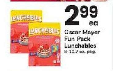 Oscar Mayer Fun Pack Lunchables