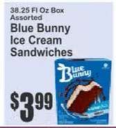 Blue Bunny Ice Cream Sandwiches