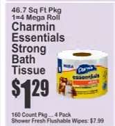 Charmin Essentials Strong Bath Tissue