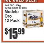 Modelo Oro 12 Pack