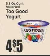 Too Good Yogurt