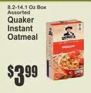 Quaker Instant Oatmeal