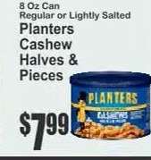 Planters Cashew Halves & Pieces