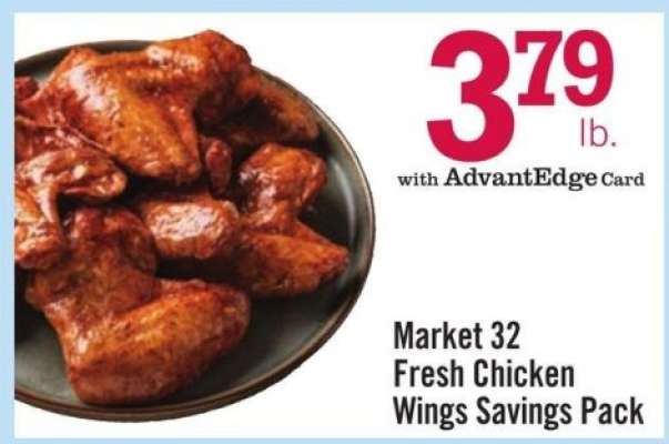 Market 32 Fresh Chicken Wings Savings Pack