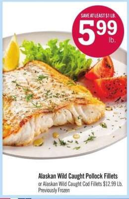 Alaskan Wild Caught Pollock Fillets