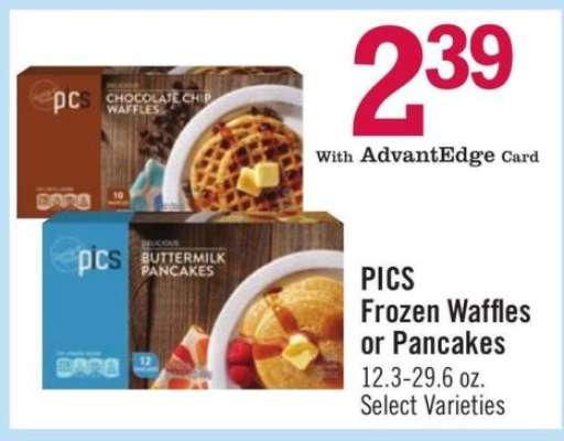 PICS Frozen Waffles or Pancakes