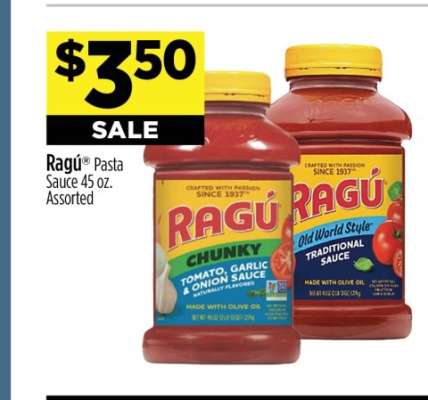Ragú Pasta Sauce