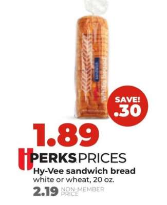 Hy-Vee sandwich bread