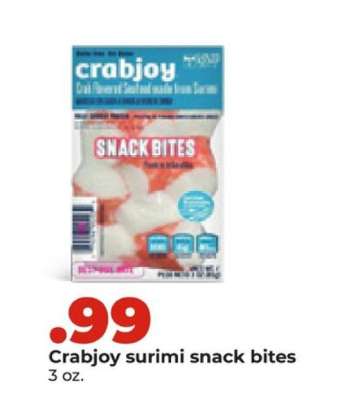 Crabjoy surimi snack bites