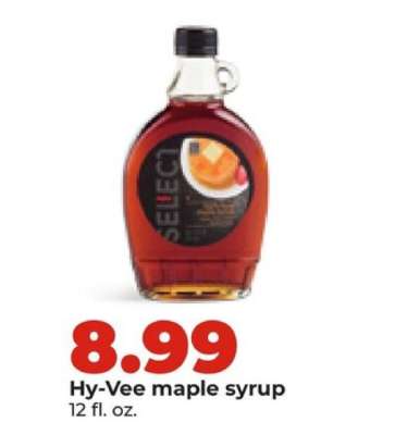 Hy-Vee maple syrup