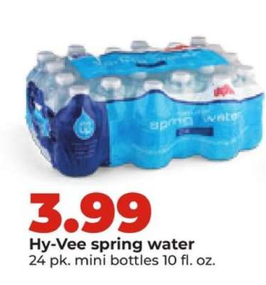 Hy-Vee spring water