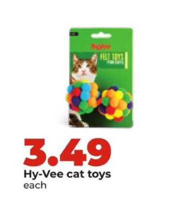 Hy-Vee cat toys