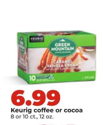 Keurig coffee or cocoa