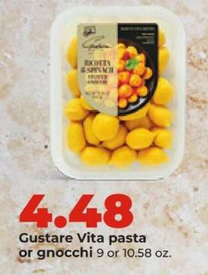 Gustare Vita pasta or gnocchi