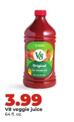 V8 veggie juice