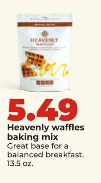 Heavenly Waffles baking mix