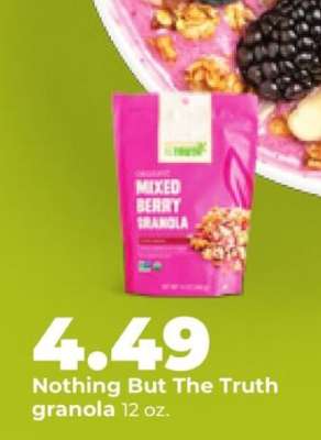 Nothing But The Truth granola