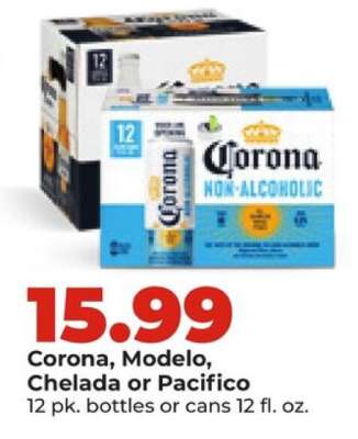 Corona, Modelo, Chelada or Pacifico
