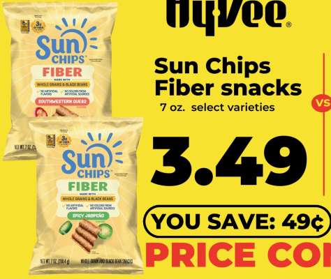 Sun Chips Fiber snacks