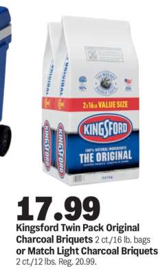 Kingsford Twin Pack Original Charcoal Briquets