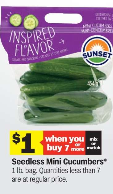 Seedless Mini Cucumbers